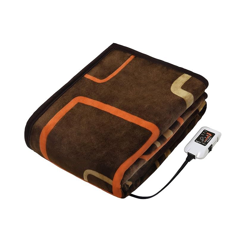 Sugibo スギボー ネット通販 モデル Premium Boa ムボア 電気敷毛布ロング DB ダークブラウン 1