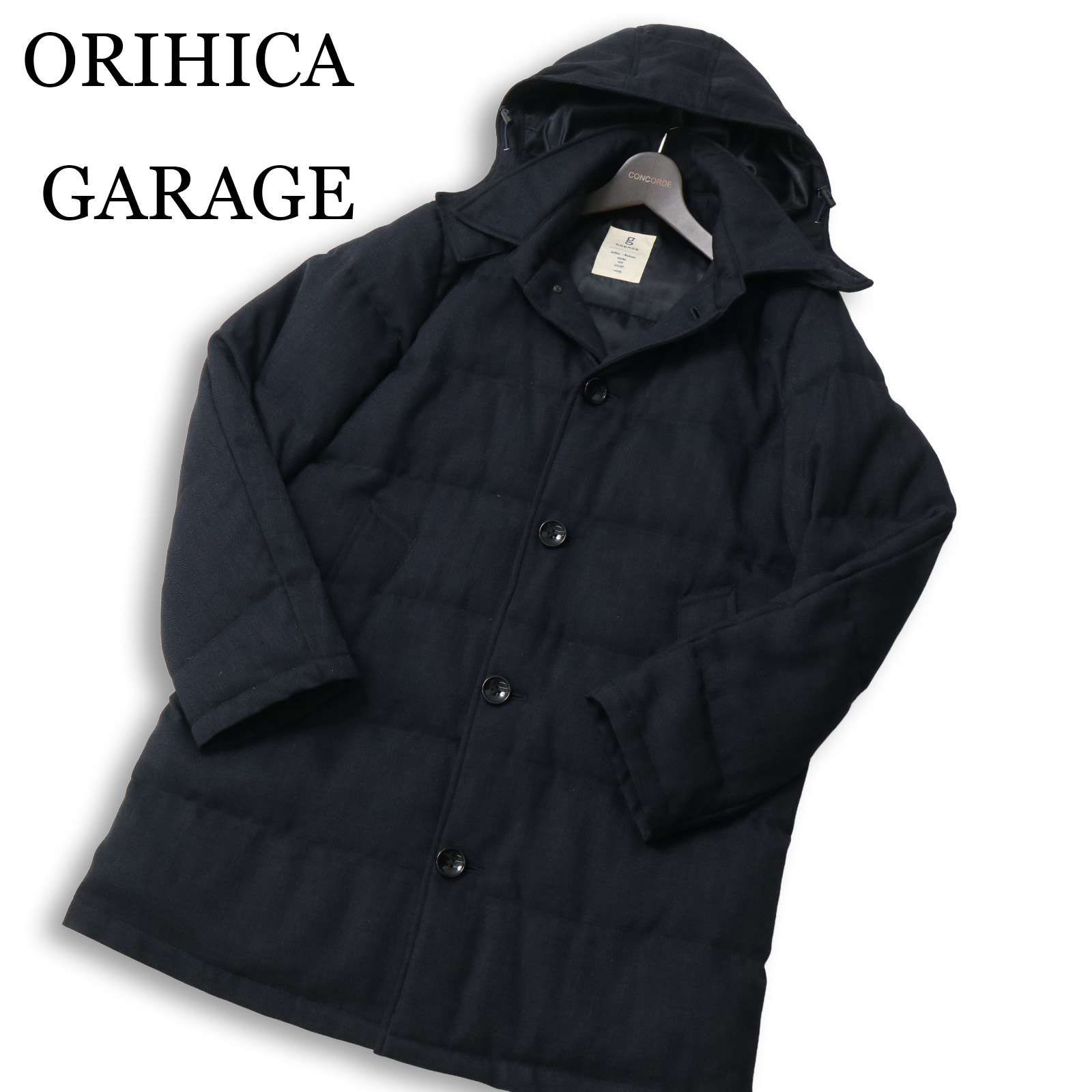 ORIHICA GARAGE オリヒカ 秋冬 オンオフ兼用☆ ヘリンボーン ダウン 