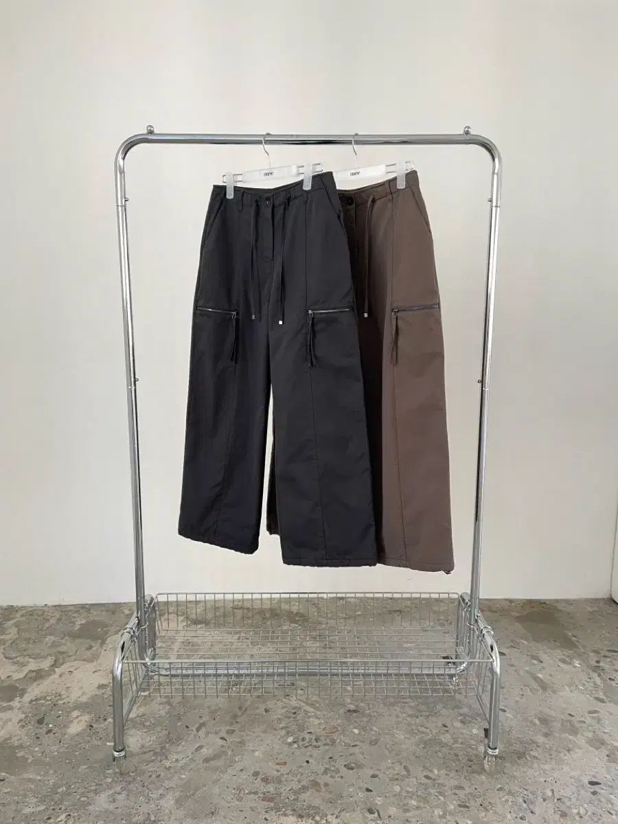 フリースパンツ チャコール