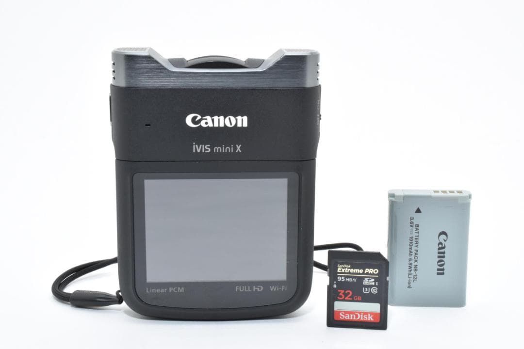 691 Canon キャノン iVIS mini X アイビス ブラック デジタルビデオカメラ
