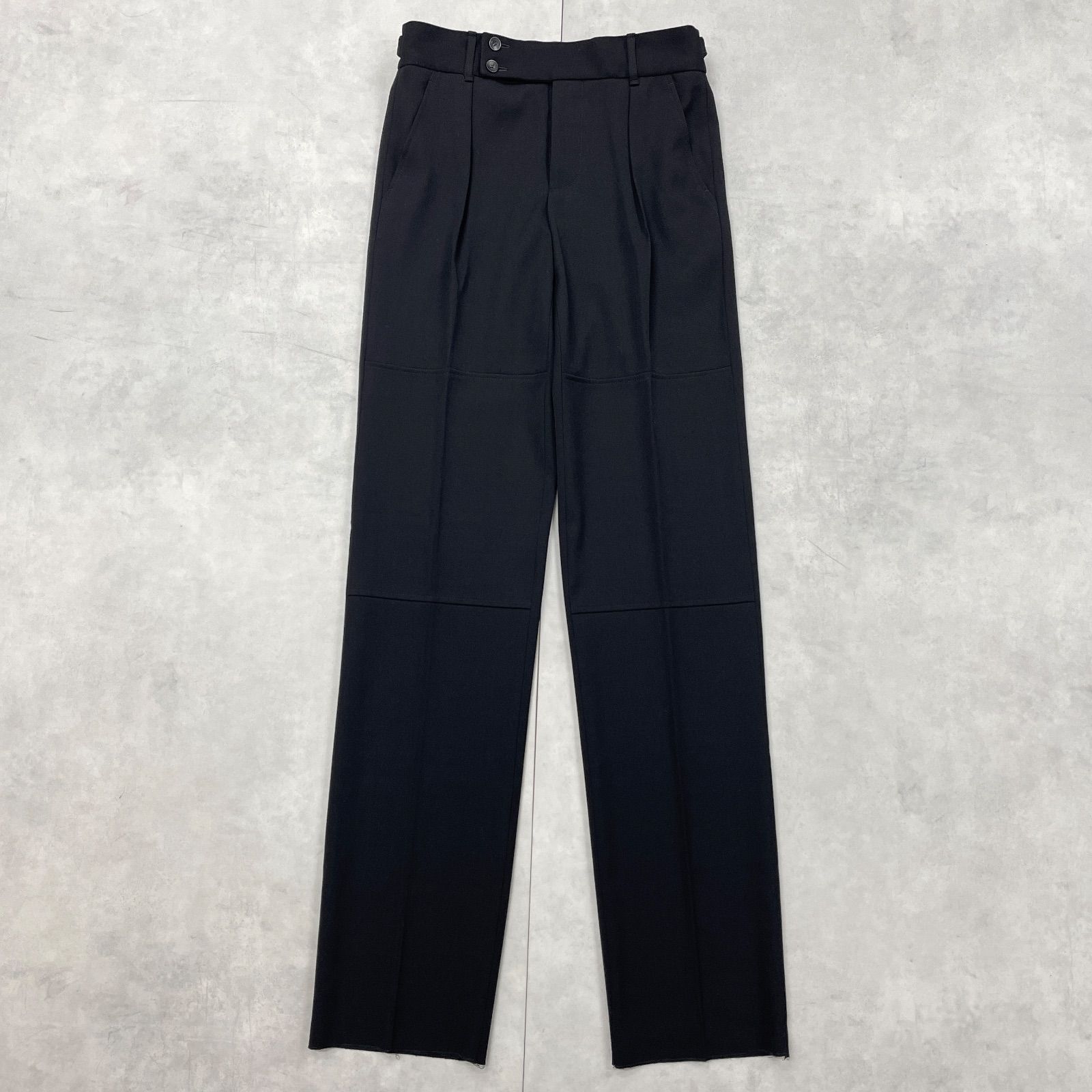 GUCCI セミフレアスラックスブラック Godard Haberdashery gucci-gg1634s-006-with-