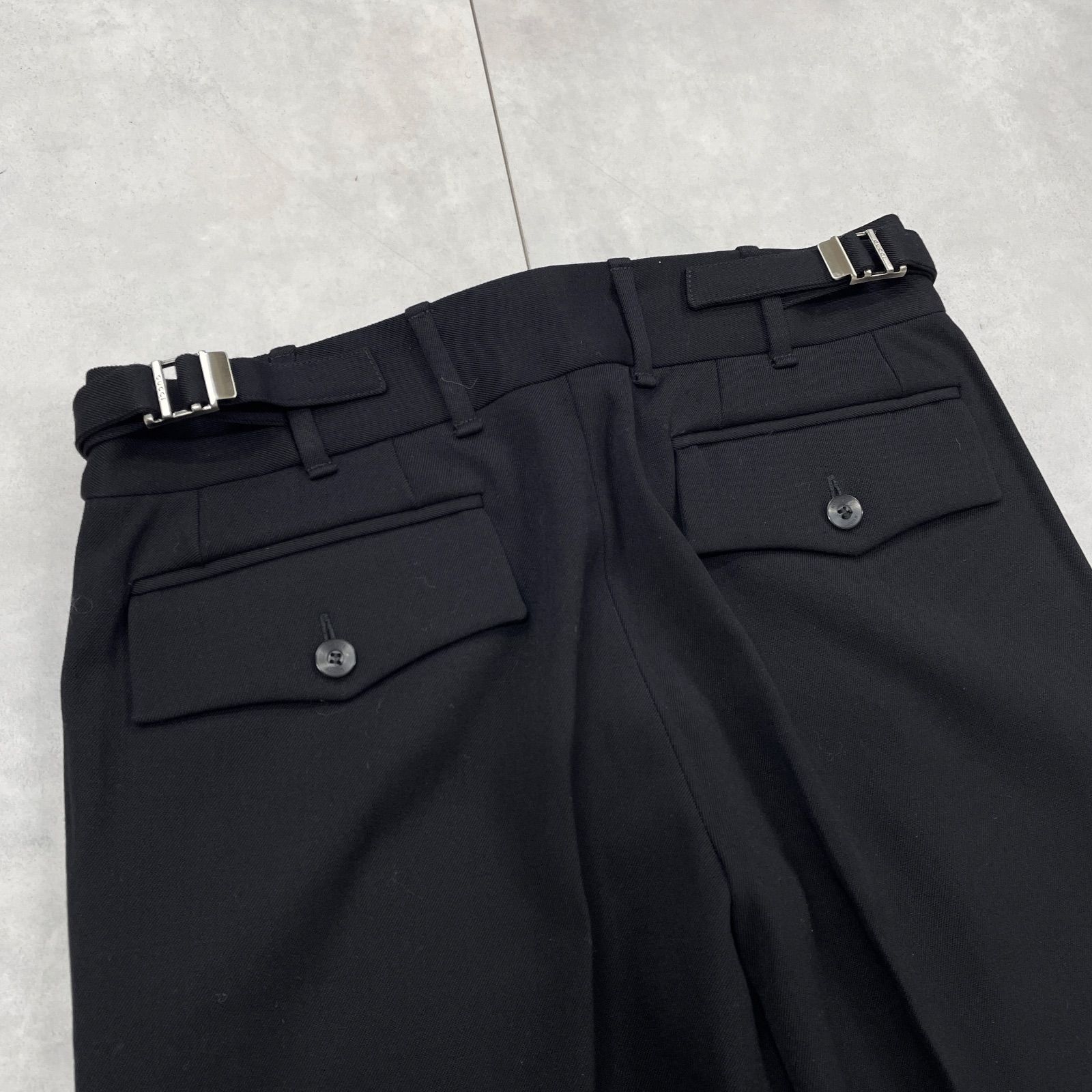 GUCCI グッチ トムフォード期 スラックス パンツ サイドアジャスター