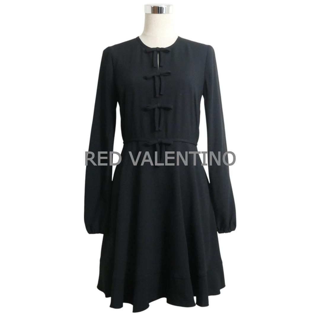 美品 RED VALENTINO レッドヴァレンティノ サイズ40 フレア ワンピース