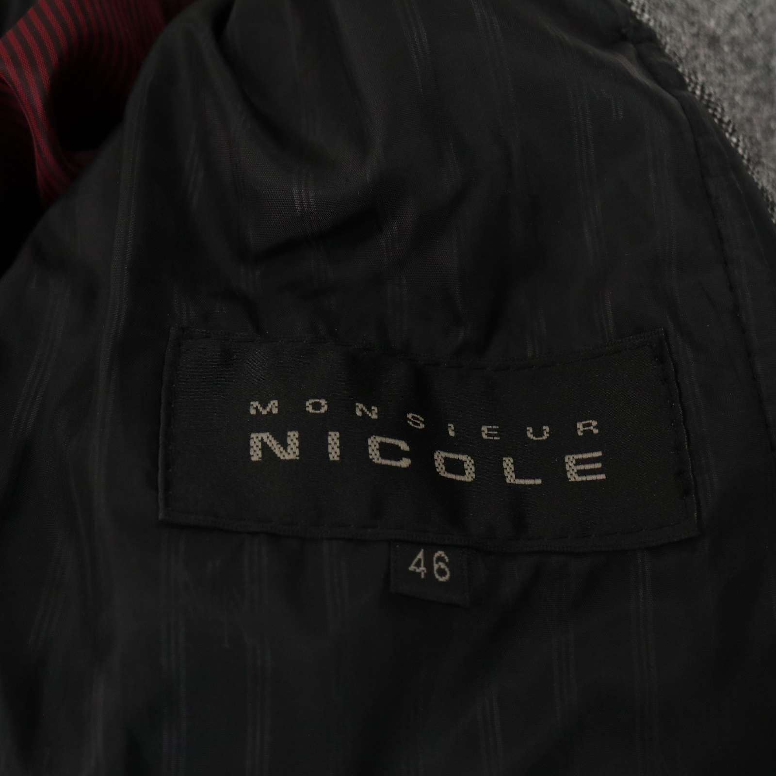 MONSIEUR NICOLE ムッシュ ニコル 秋冬 リアル ファー☆ ウール