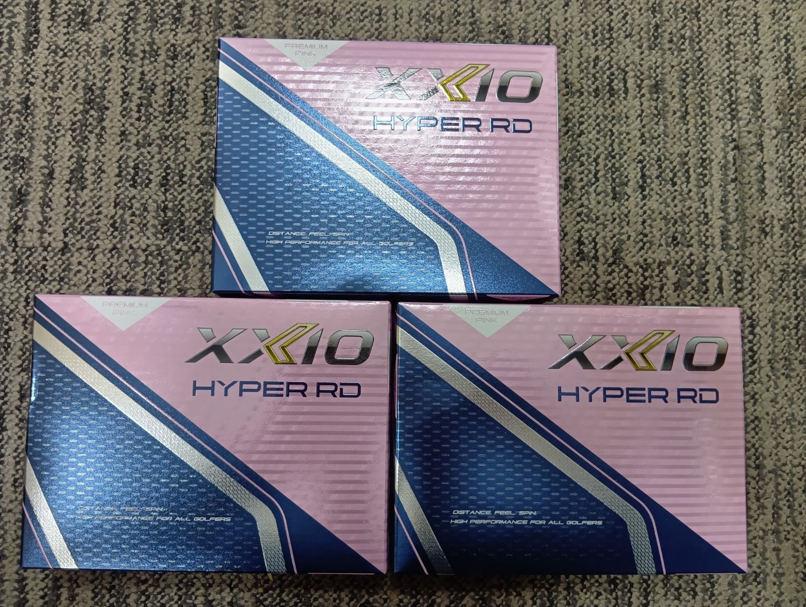 Ball ３ダースセット ゼクシオ HYPER RD ムピンク