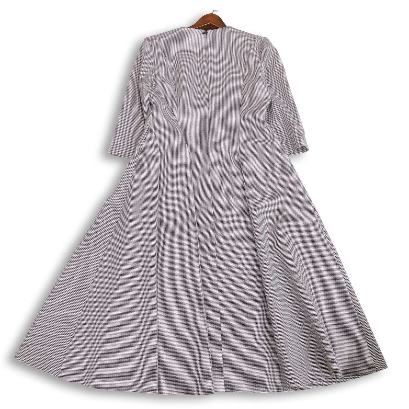 美品☆ CELFORD セルフォード 通年 千鳥柄♪ ツイスト デザイン ロング