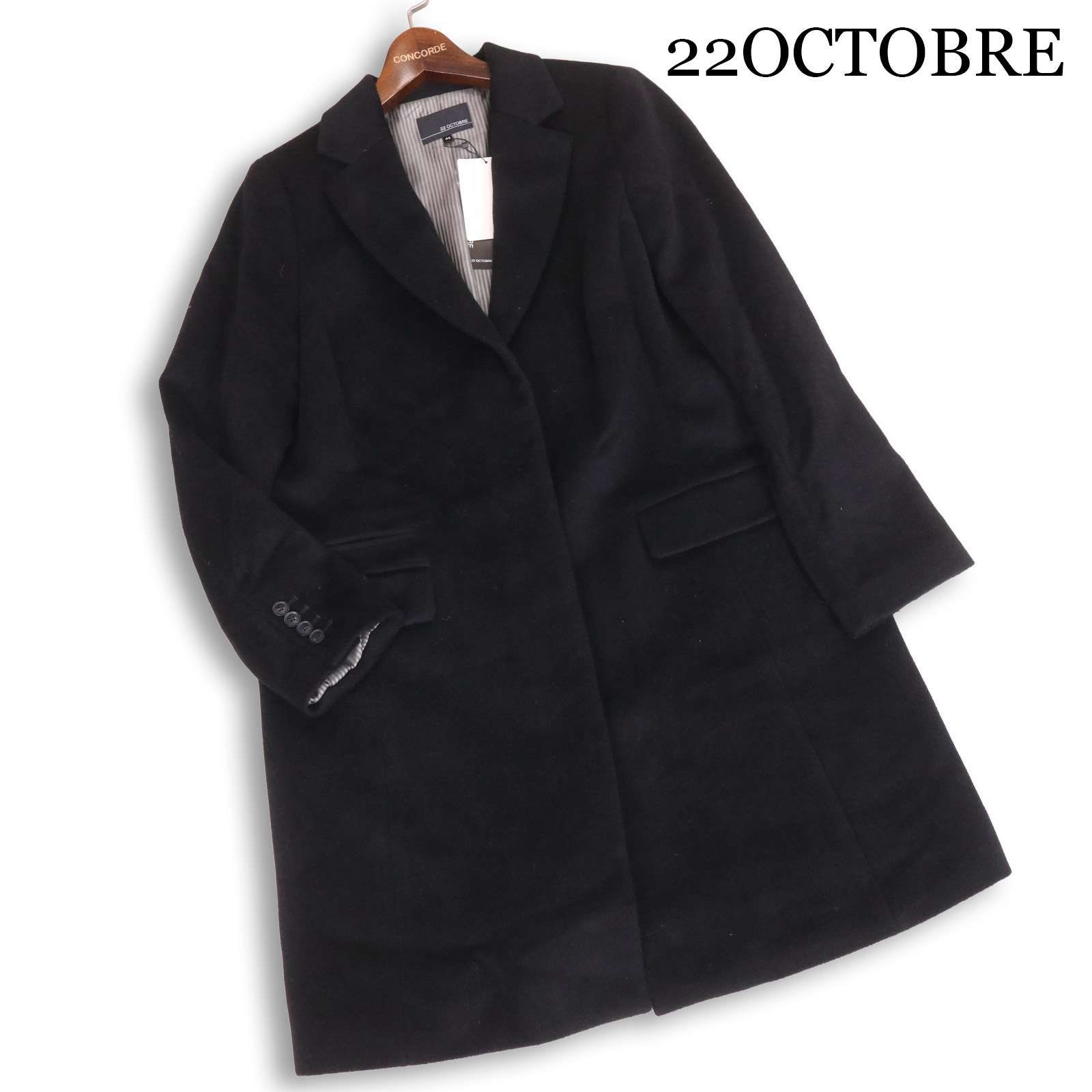 新品 未使用】 22OCTOBRE 22オクトーブル アンゴラ ウール チェスター 
