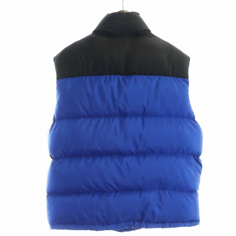 【中古】ポロ ラルフローレン POLO RALPH LAUREN ダウンベスト ジップアップ ワンポイント ロゴ L 青 ブルー ポロ ラルフローレン POLO RALPH LAUREN ダウンベスト ジップアップ