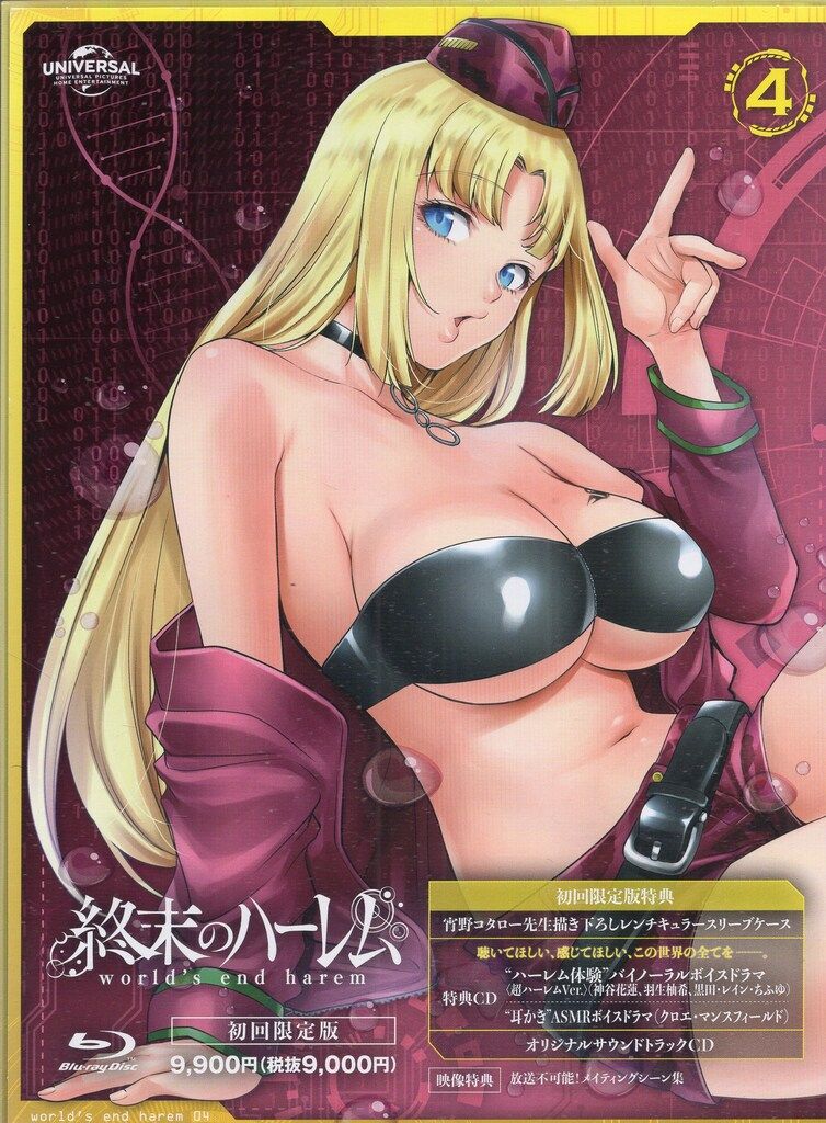 アニメBlu ray 終末のハーレム 初回 版 全4巻 セット