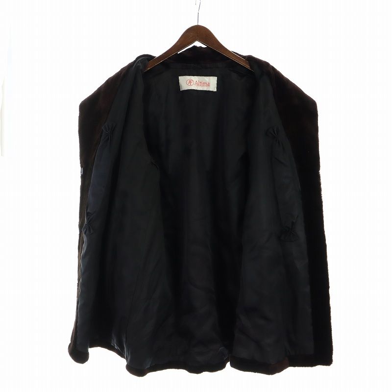 アルティマ Altima 毛皮コート シェアードミンクファー ミドル 長袖 総