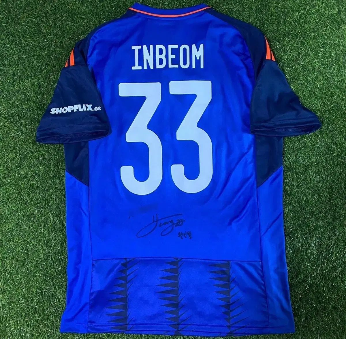 22 23 オリンピアコス アウェー 宇田川 あこ サインシャツ