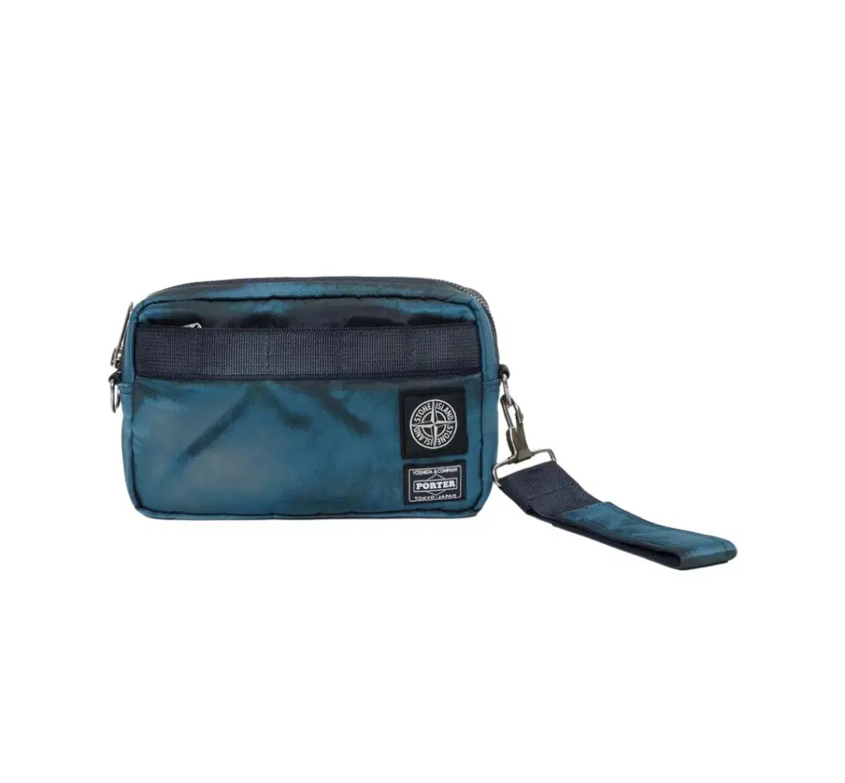 STONE ISLAND ストーンアイランド X Porter ポーター ポーチ ブルー