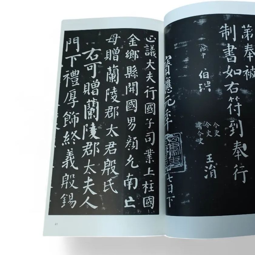 上下巻セット】唐 顔真卿 顔氏家廟碑 二玄社 希少 墨場必携 書道手本