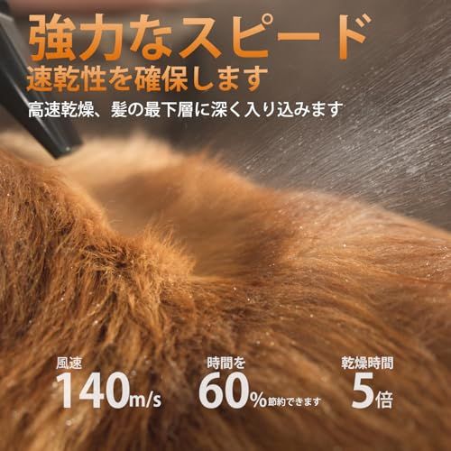 犬 ドライヤー Petaboo ペットドライヤー ハイパワー風力で速乾 静電気除去 大風量 騒音低減 一体型収納 ペットヘア乾燥機 送風機 99段風速調整 犬用 温度調整 ブロワー 多頭飼い PSE 車載モード 家用 業務 e 16 bf 7 dc