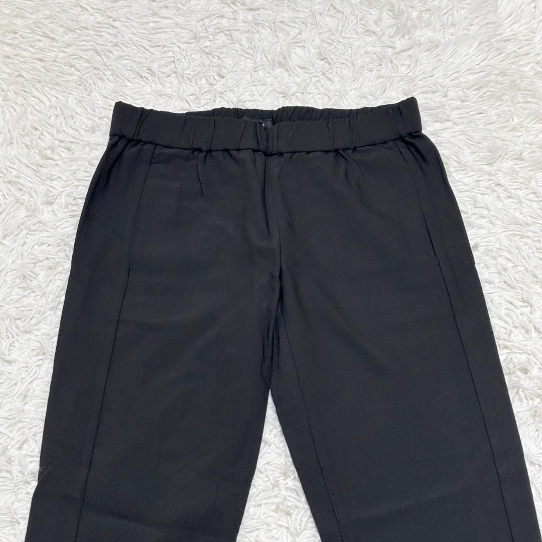 theory ウエストゴム スラックスパンツ S ブラック