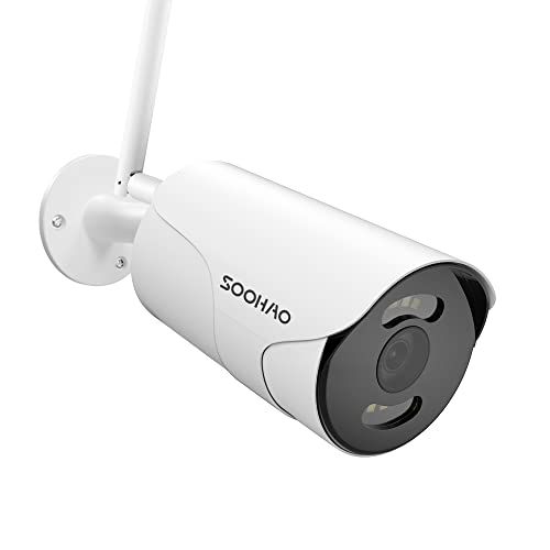 迅速に発送 SOOHAO 防犯カメラ ワイヤレスカメラ 500万画素 増設用 双方向通話 カラー暗視 録音 録画 暗視 IP 66防水防塵 遠隔監視 AI人体検出 屋内外対応 6 a 482 f 70