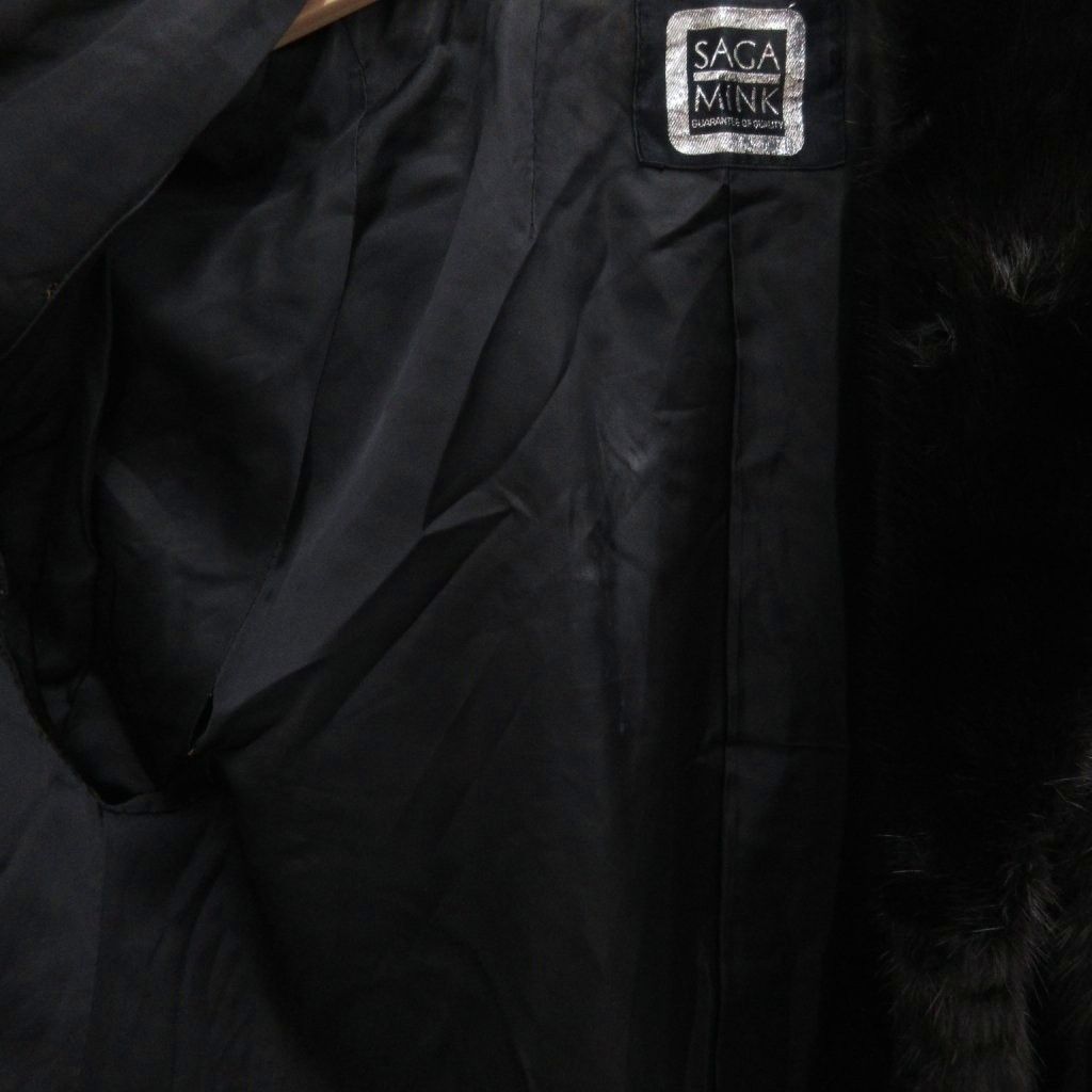 サガミンク SAGA MINK 銀サガ ファーコート 毛皮 ミンク ミドル丈