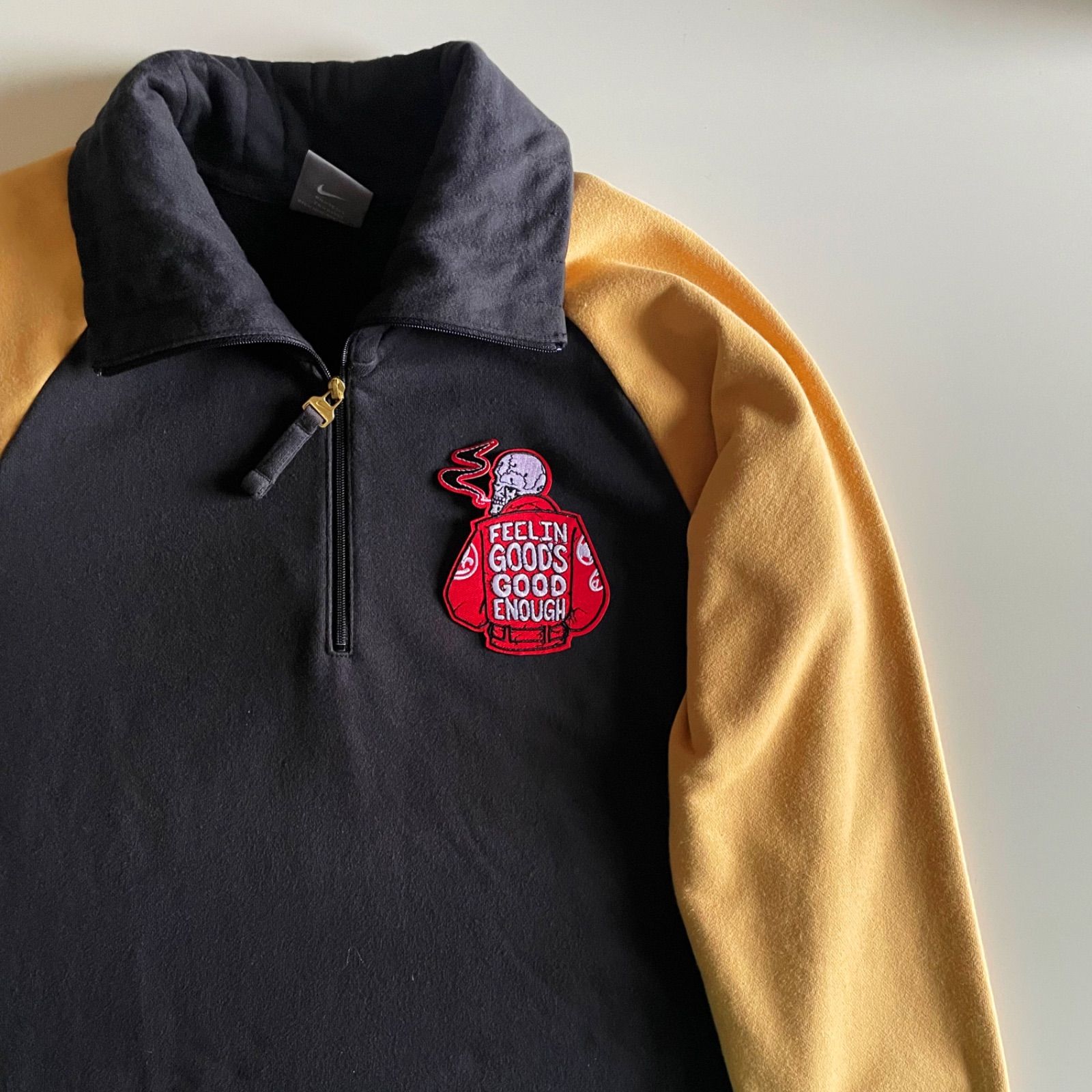 アイロンワッペン◇革ジャンドクロ◇ドクロ◇スカルワッペン◇刺繍 