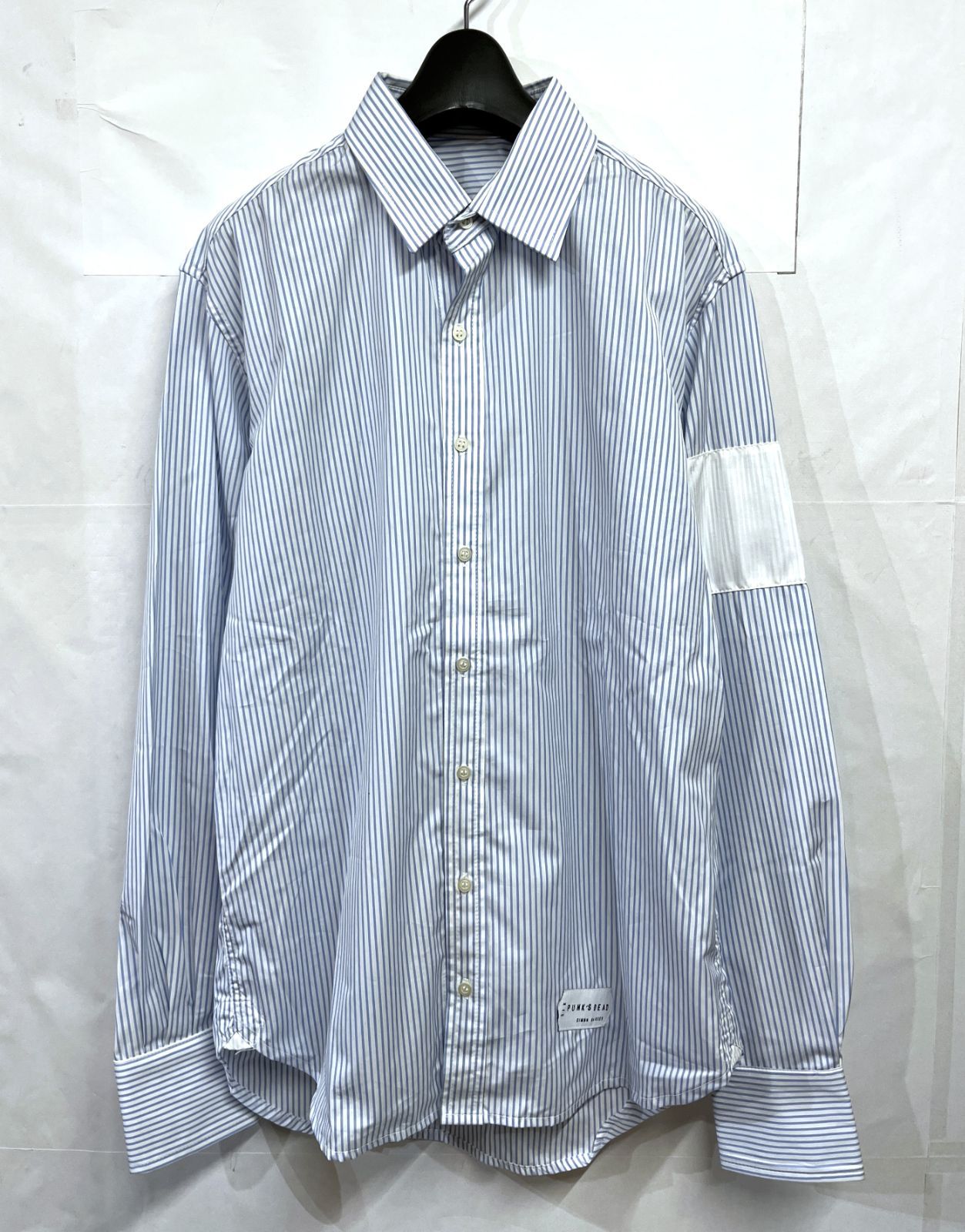 fragment x AKA SIX SIMON BARKER PUNK S DEAD フラグメント サイモンパーカー パンクスデッド ストライプシャツ