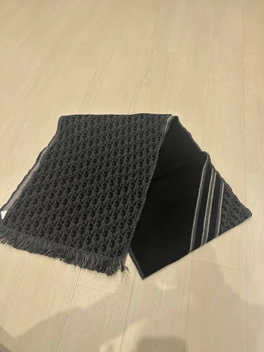 ディオール ユニセックス マフラー スカーフ オブリーク リバーシブル