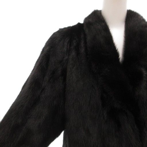 サガミンク SAGA MINK 銀サガ ファーコート 毛皮 ミンクファー 13 黒