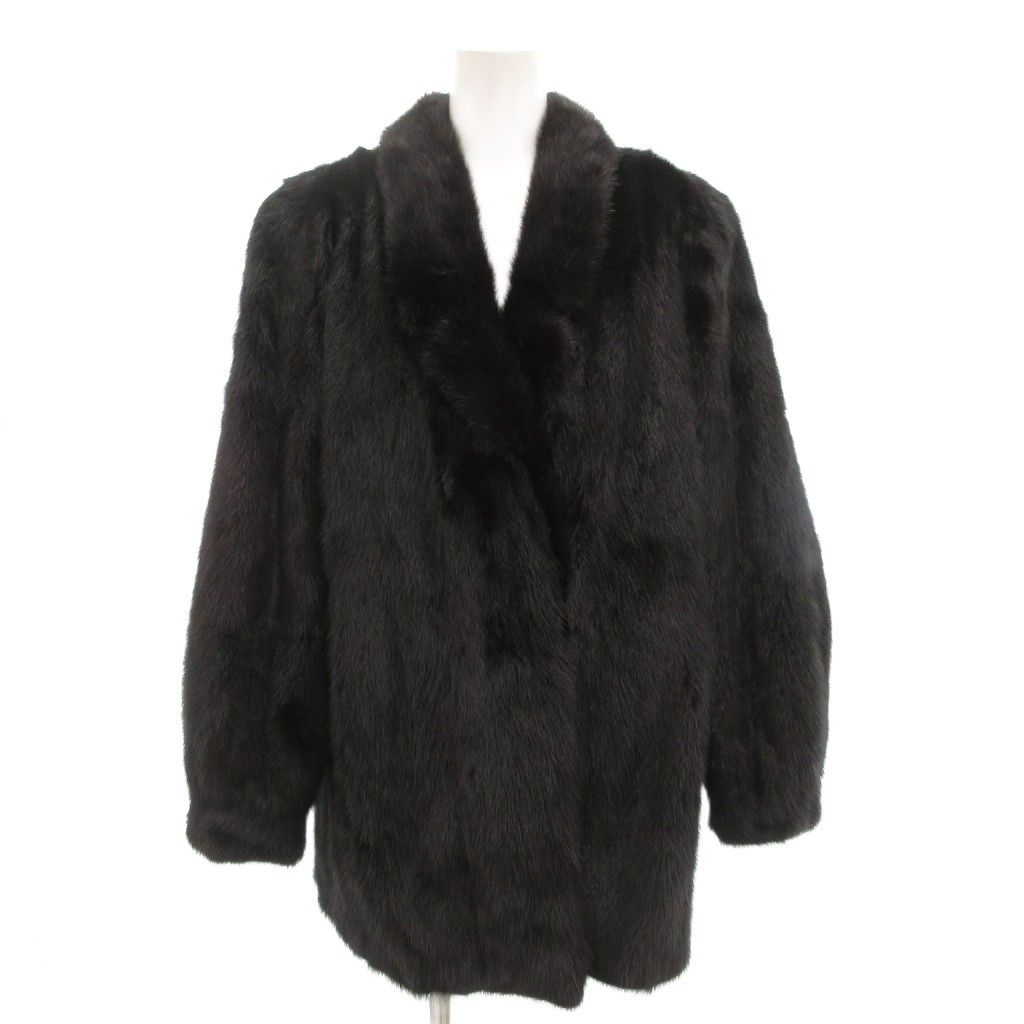 サガミンク SAGA MINK 銀サガ ファーコート 毛皮 ミンクファー 13 黒