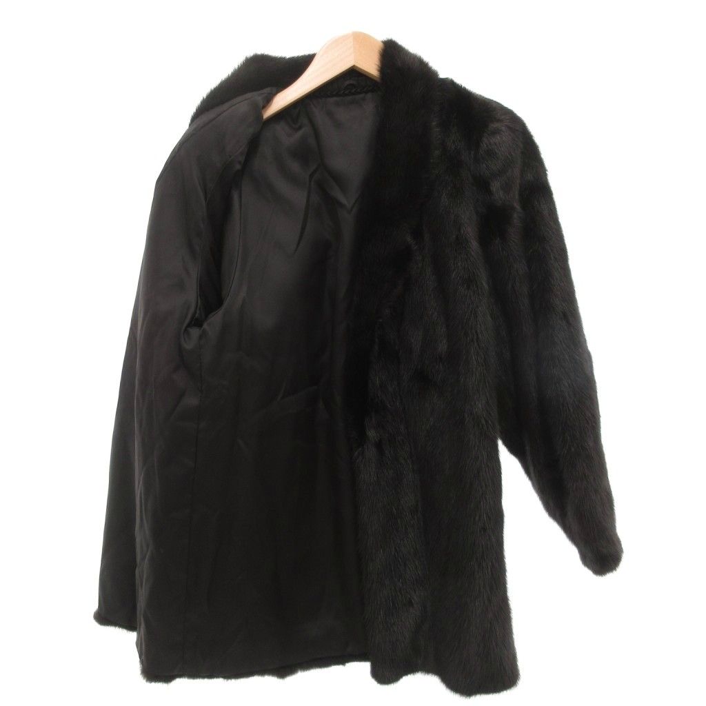 サガミンク SAGA MINK 銀サガ ファーコート 毛皮 ミンクファー 13 黒