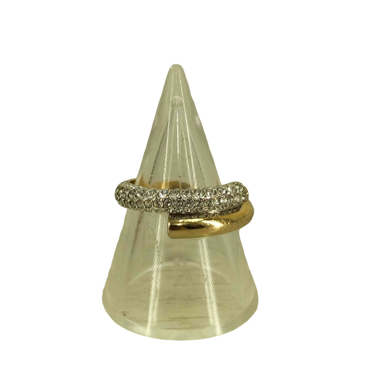 スワロフスキー Dextera リング ホワイト ゴールドトーン プレーティング レディース 13号