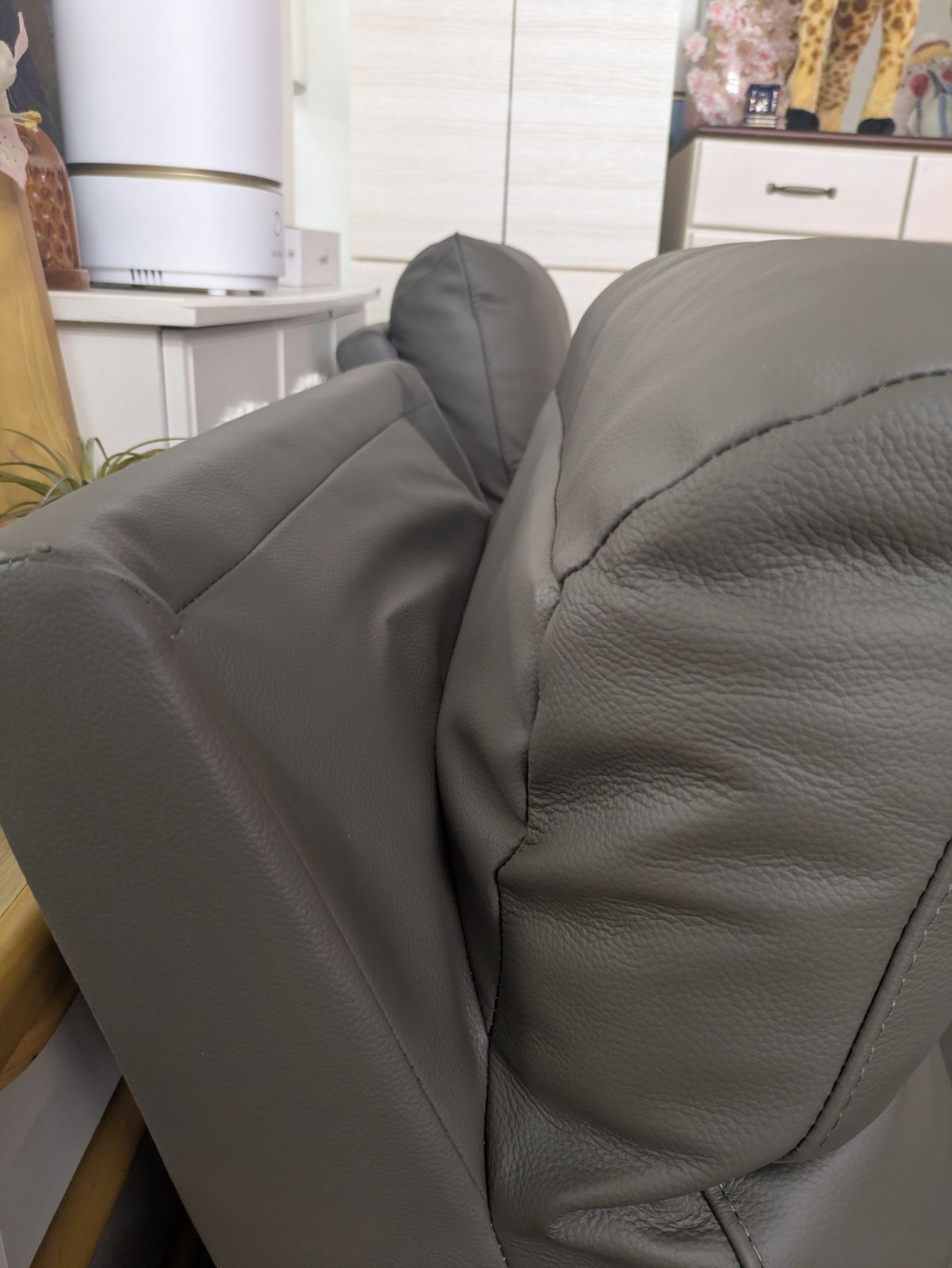  2人掛け電動リクライニングソファ 収納ユニット付き 本革 一部合成皮革 タイプ UM01 2モーター DGY 分割式ソファ 2人掛け 3人掛けソファ ソファ ソファベッド