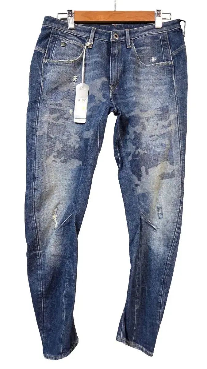 G STAR RAW デニム ズボン ダメージ ウォッシュ W 26 L 32