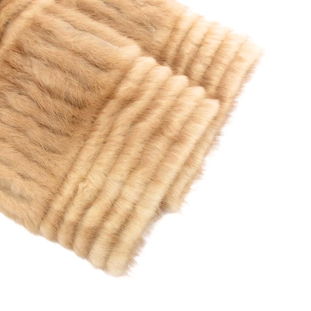 ミンク毛皮　ベージュ系 ミンク毛皮ベージュ系