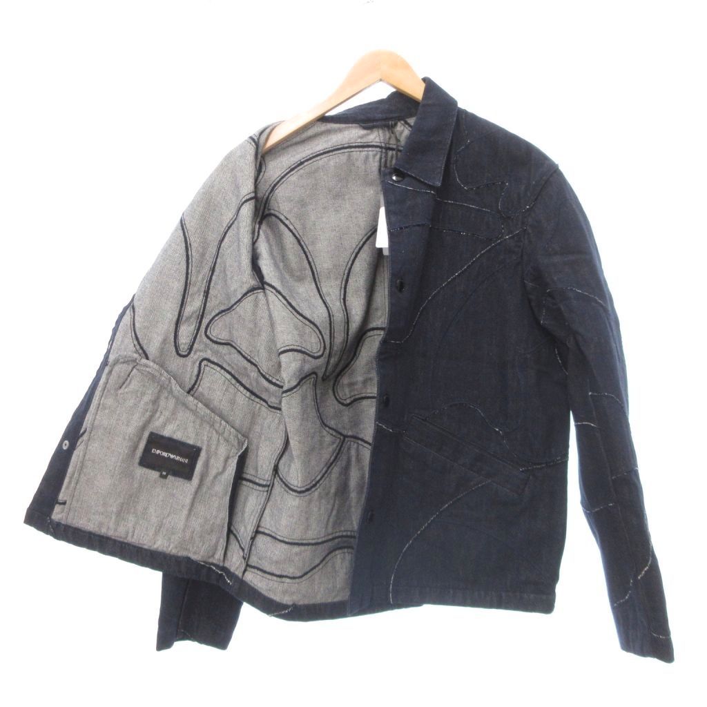エンポリオアルマーニ EMPORIO ARMANI パッチワーク デニムジャケット