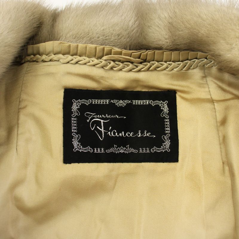 フィアンセス　ミンク　ファーコート　ハーフコート フィアンセス Fiancesse ファーコート ハーフコート サファイアミンク