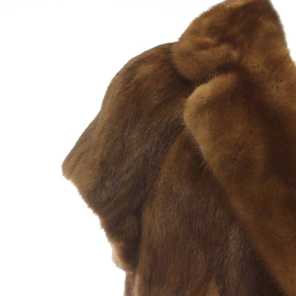 ノーブランド ファーコート ベスト アウター 毛皮 ミンク ミドル 15