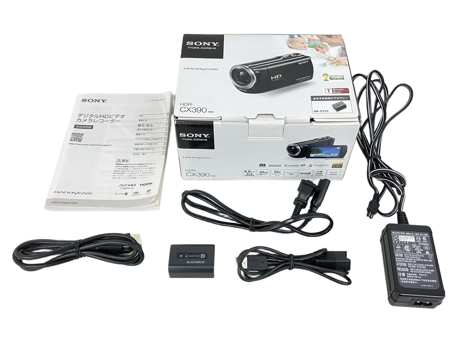 SONY HDR CX 390 デジタルHDビデオカメラ 2013年