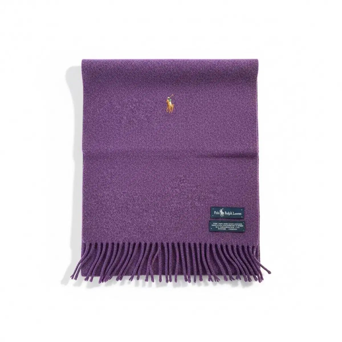 ポロラルフローレン ラムウール マフラー 紫