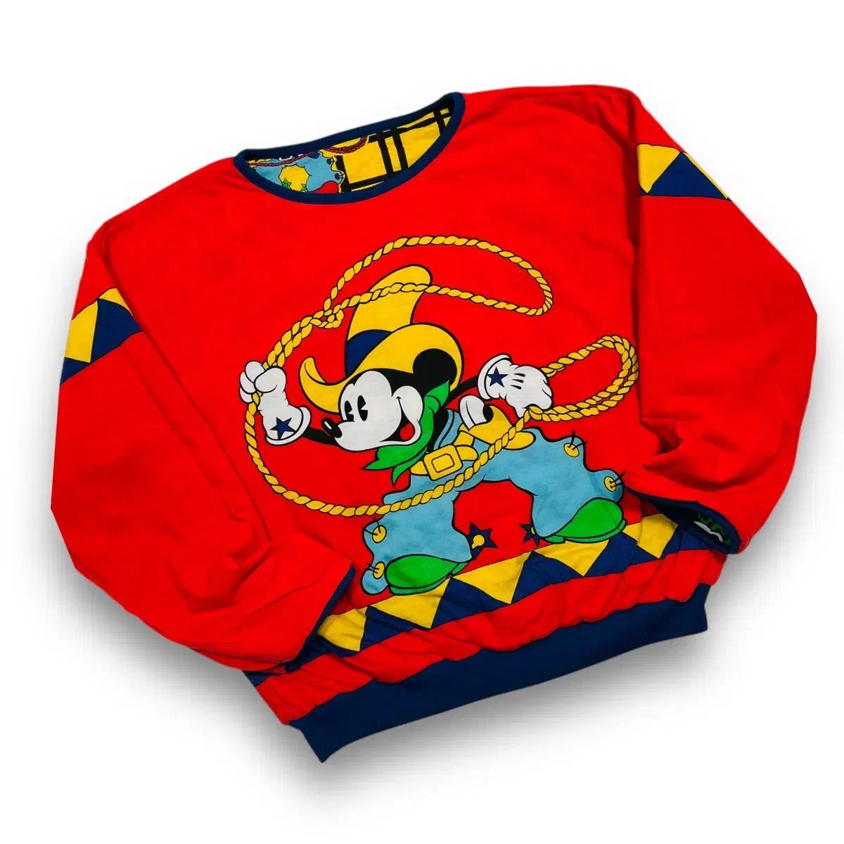 90s 東京ディズニーランド　ウェスタンランド　スウェット 新品 90s 東京ディズニーランド TOKYO Disneyland ヴィンテージ 刺繍