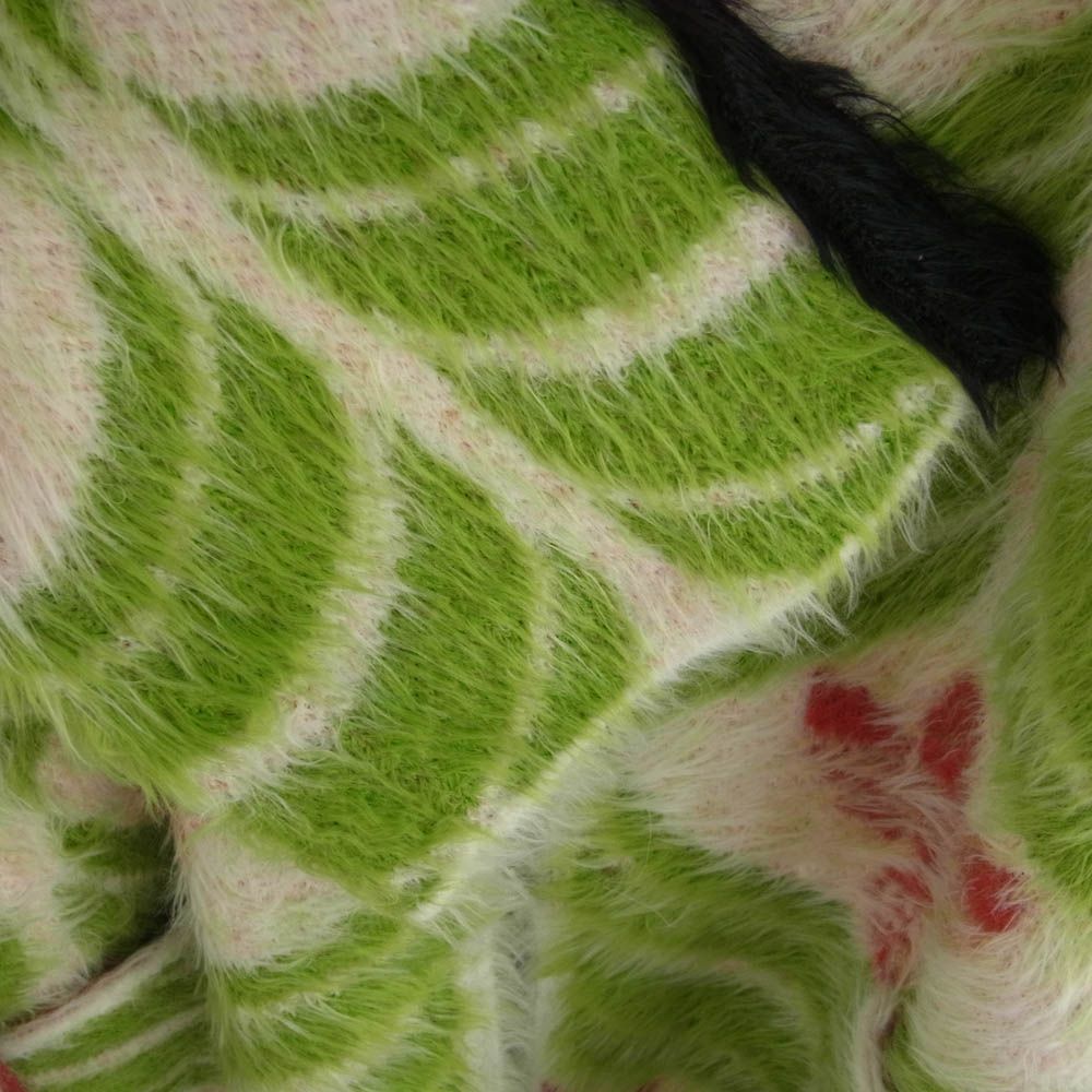 GUCCI グッチ 717694 adidas アディダス ロゴ シャギーニット