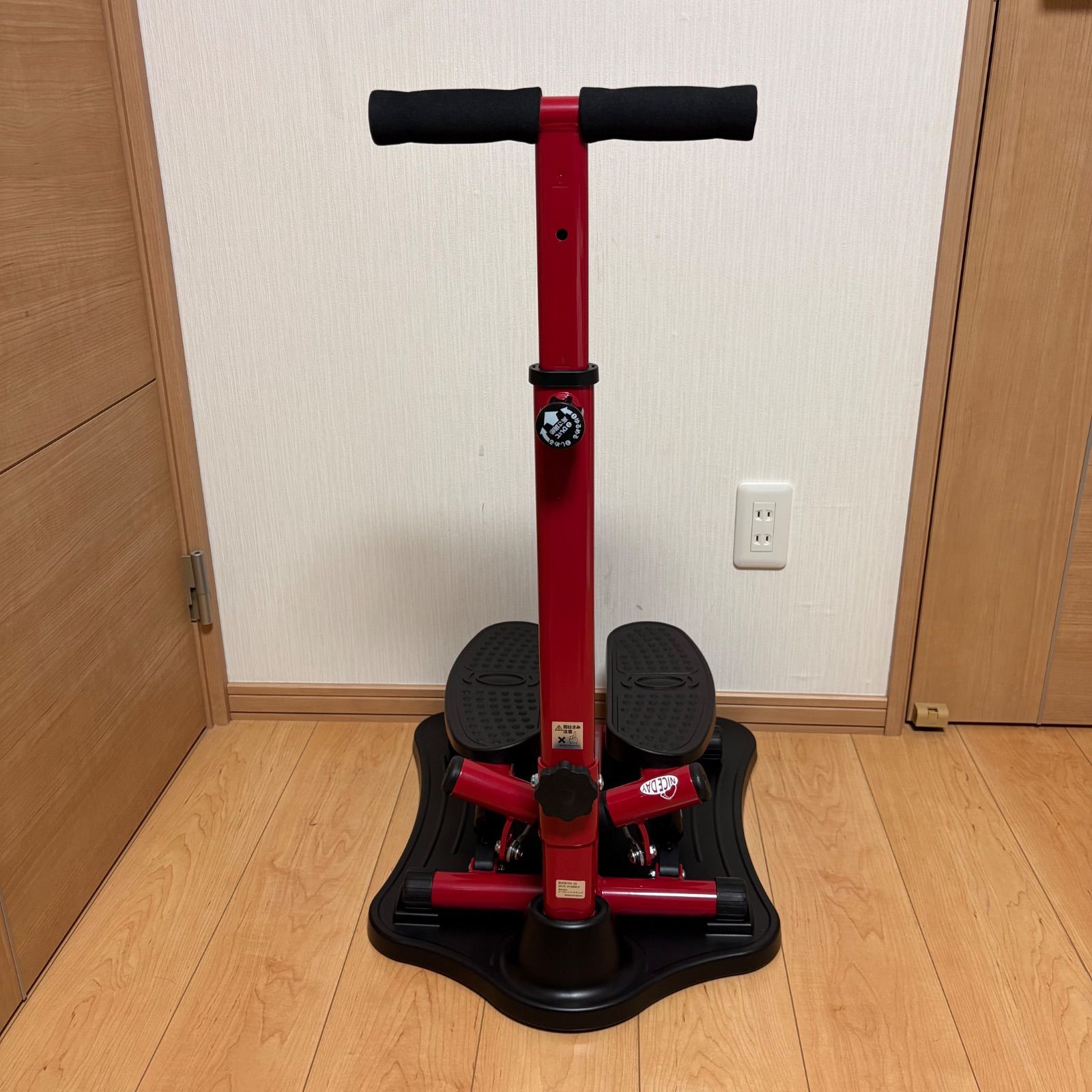 ナイスデイ NICE DAY 健康ステッパー 専用ハンドル・マット付 レッド