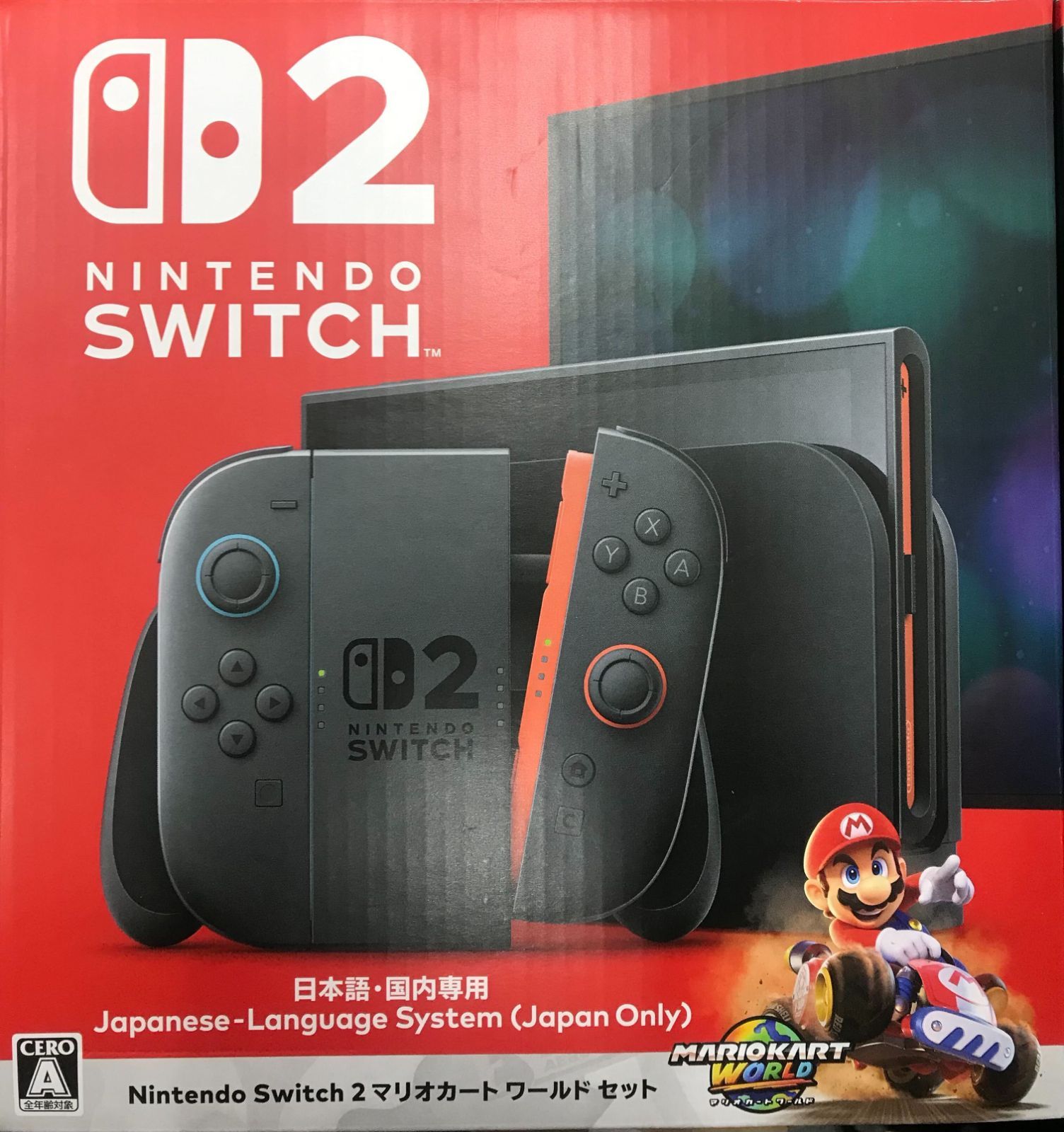 任天堂スイッチ 動作確認済み 傷あり 動作確認済 任天堂 SWITCH 2 マリオカートワールドセット スイッチ