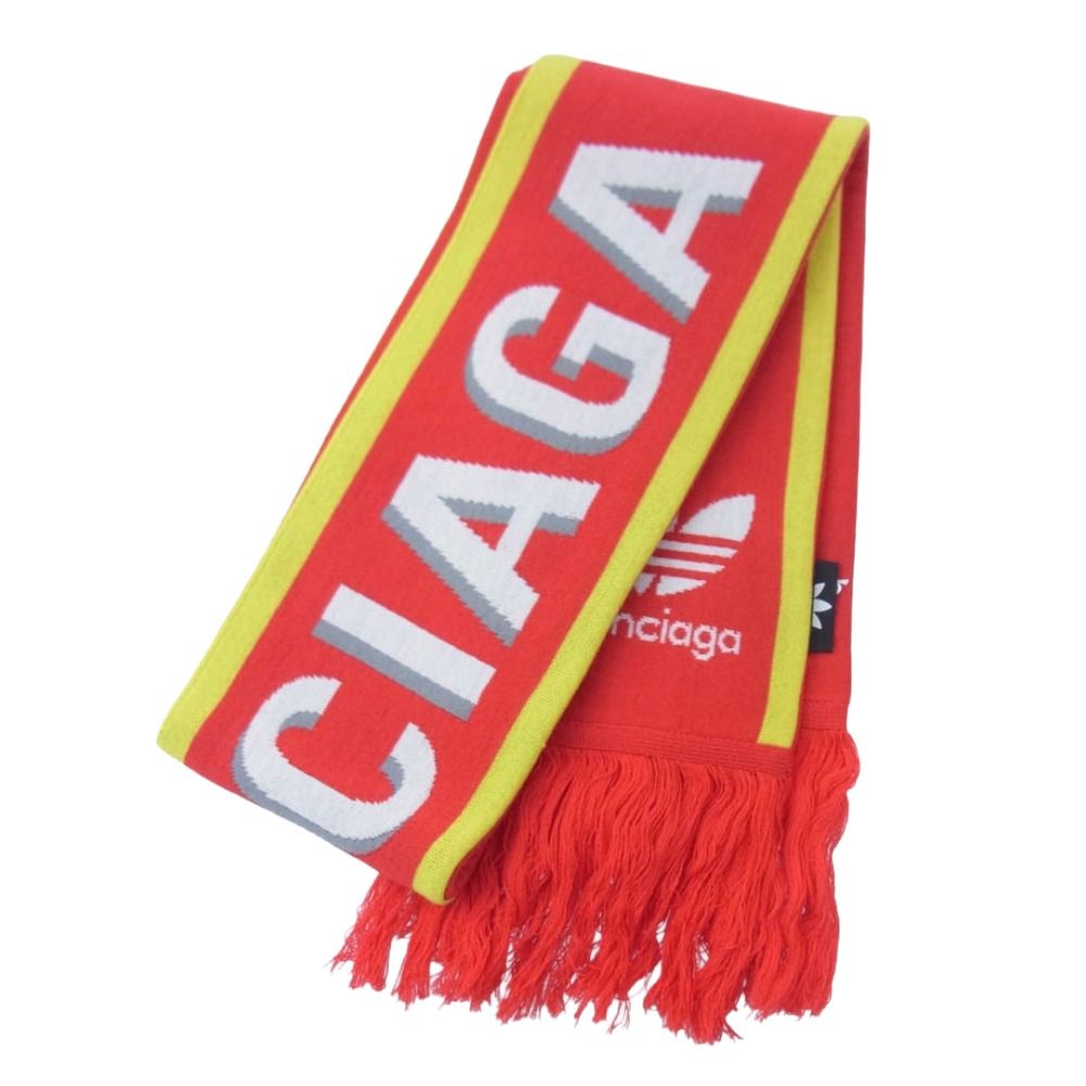 BALENCIAGA バレンシアガ 724010 484B0 × ADIDAS SOCCER SCARF