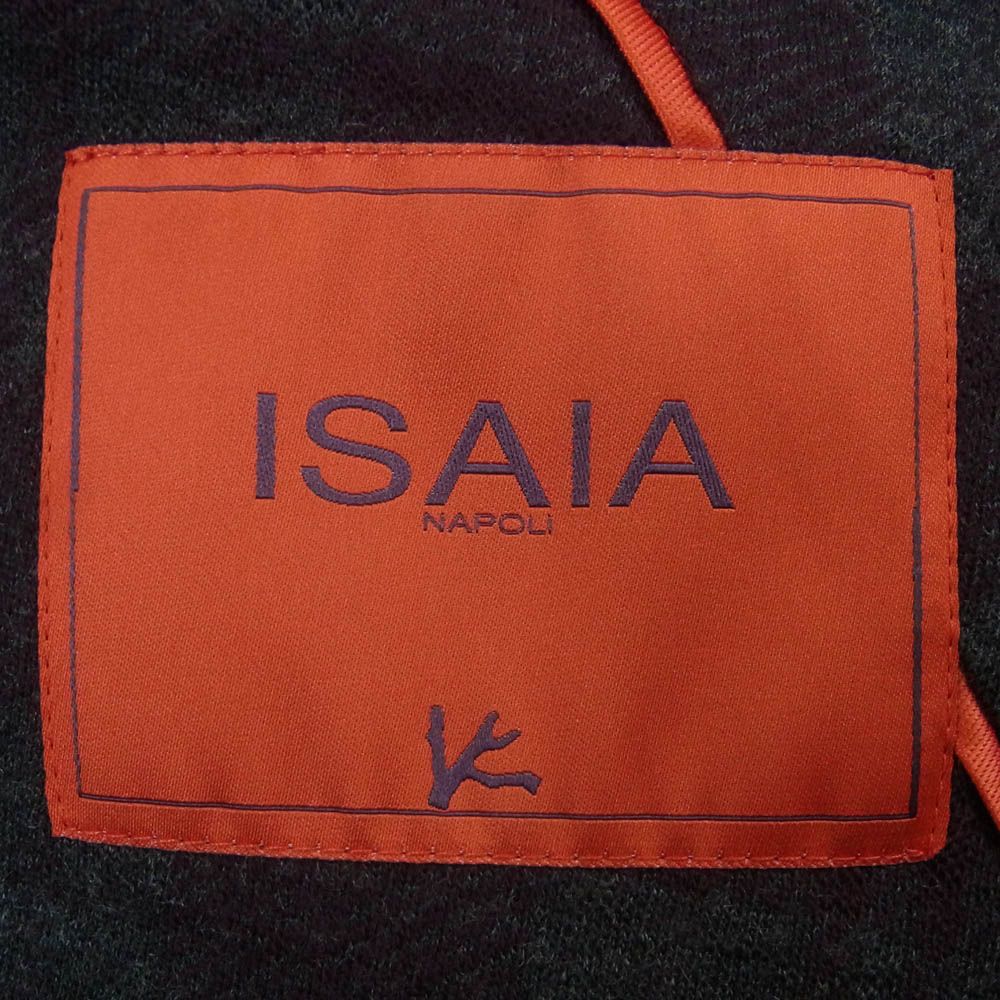 イザイア ISAIA イタリア製 POMPEI ポンペイ チェック柄 ウール