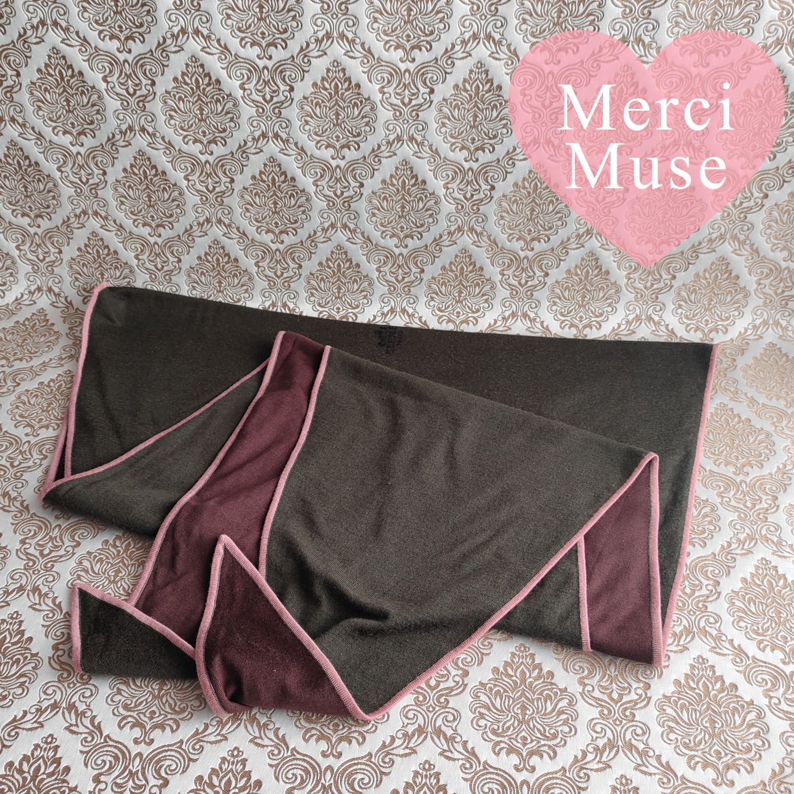 ❤お得なお品❤クリーニング済み カシミヤシルクロサンジュ 菱形