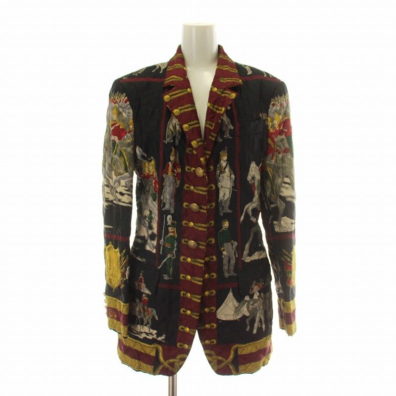 エトロ ETRO テーラードジャケット ナイロン キルティング シングル 3B