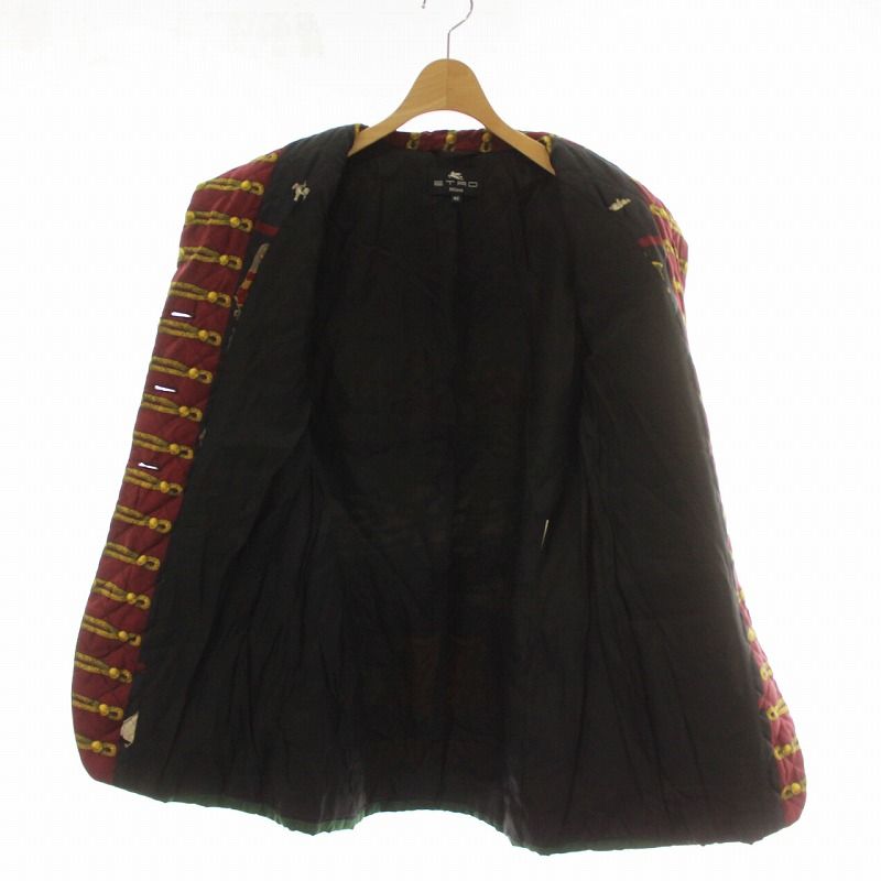 エトロ ETRO テーラードジャケット ナイロン キルティング シングル 3B