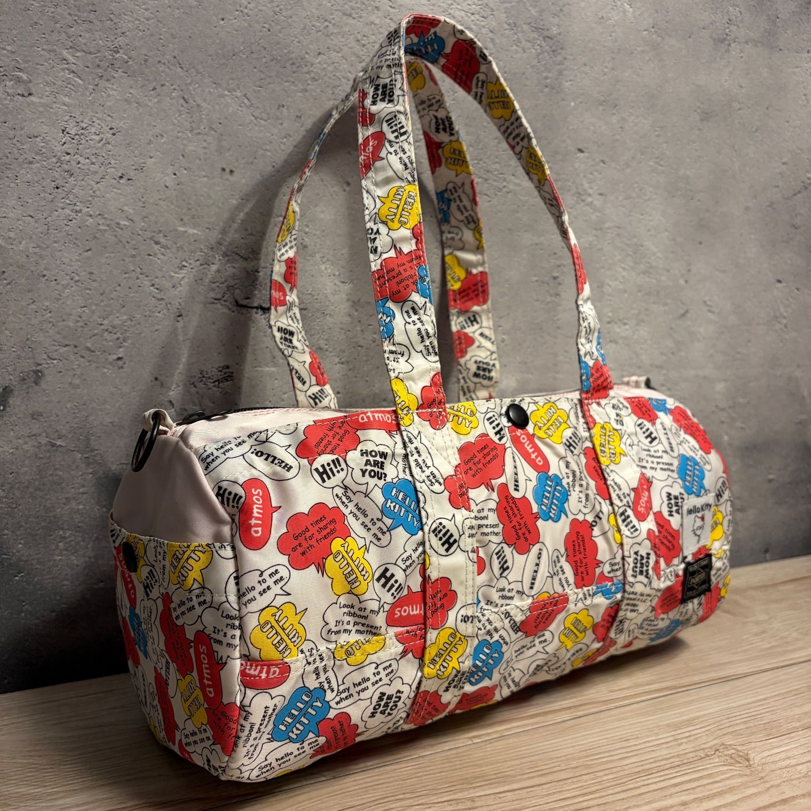 ✨PORTER × atmos × Hello Kitty✨2WAY ボストンバッグ ショルダー付