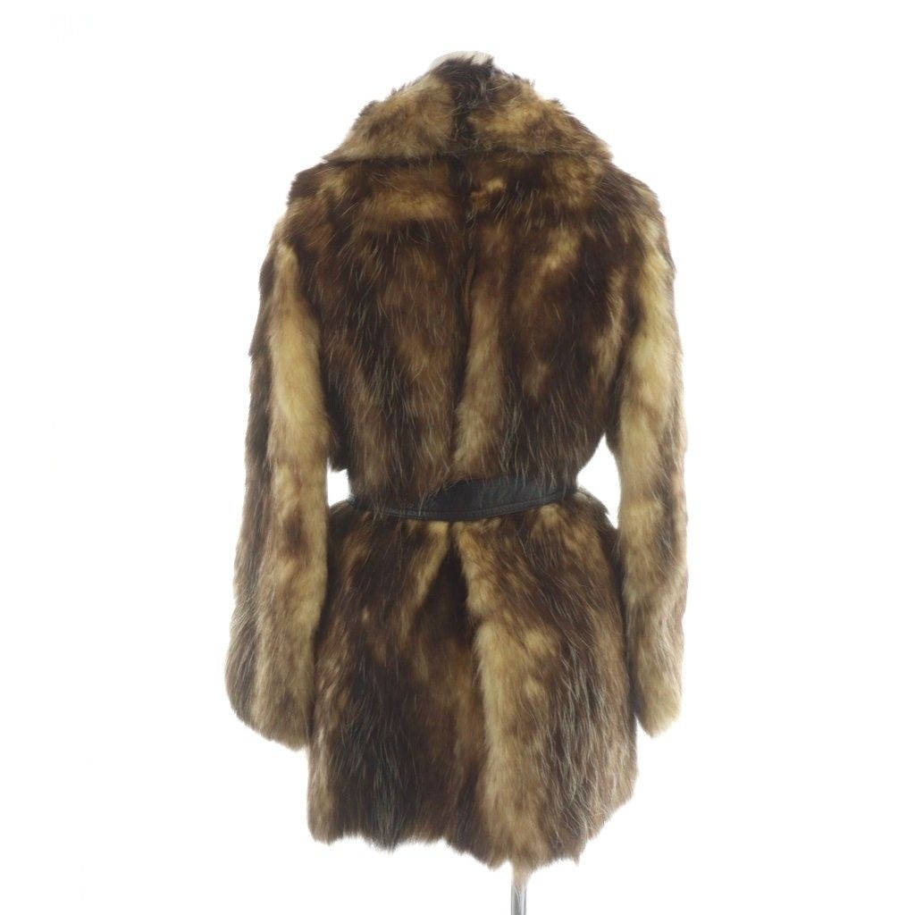 ムーンバット ファー Moonbat fur 毛皮コート フォックスファー ミドル