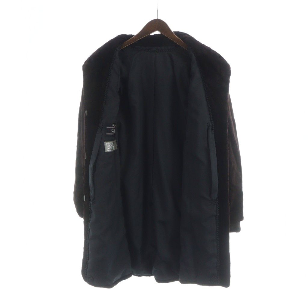 サガミンク SAGA MINK 銀サガ 毛皮コート シェアードミンクファー 長袖