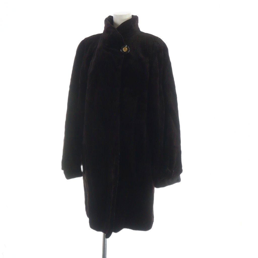 サガミンク SAGA MINK 銀サガ 毛皮コート シェアードミンクファー 長袖