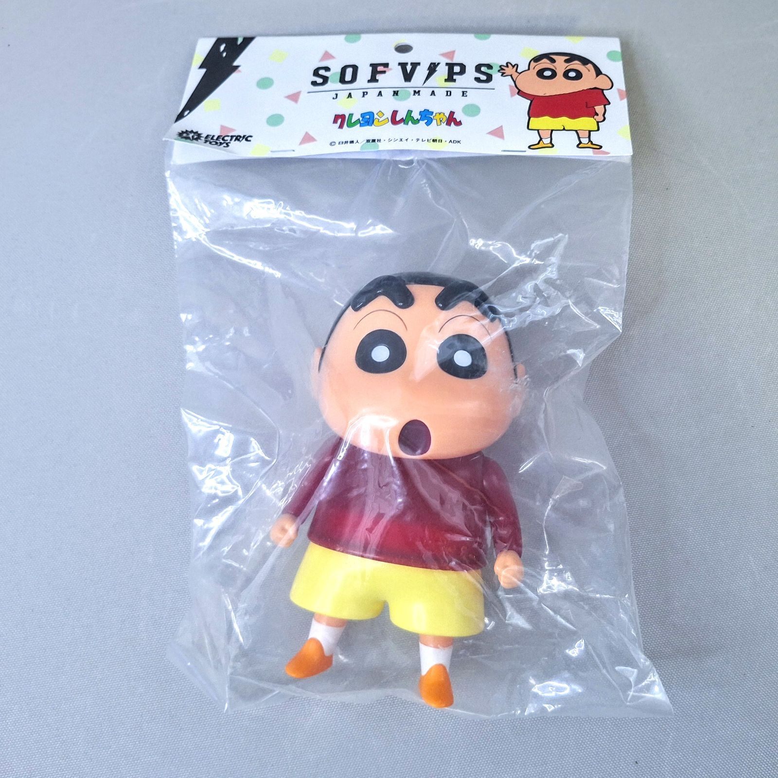 新品未開封】SOFVIPS クレヨンしんちゃん 野原しんのすけ クリアレッド